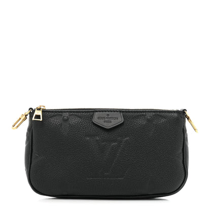 Louis Vuitton Empreinte Monogram Giant Multi Pochette Accessories Small Pochette Black 1 of 7