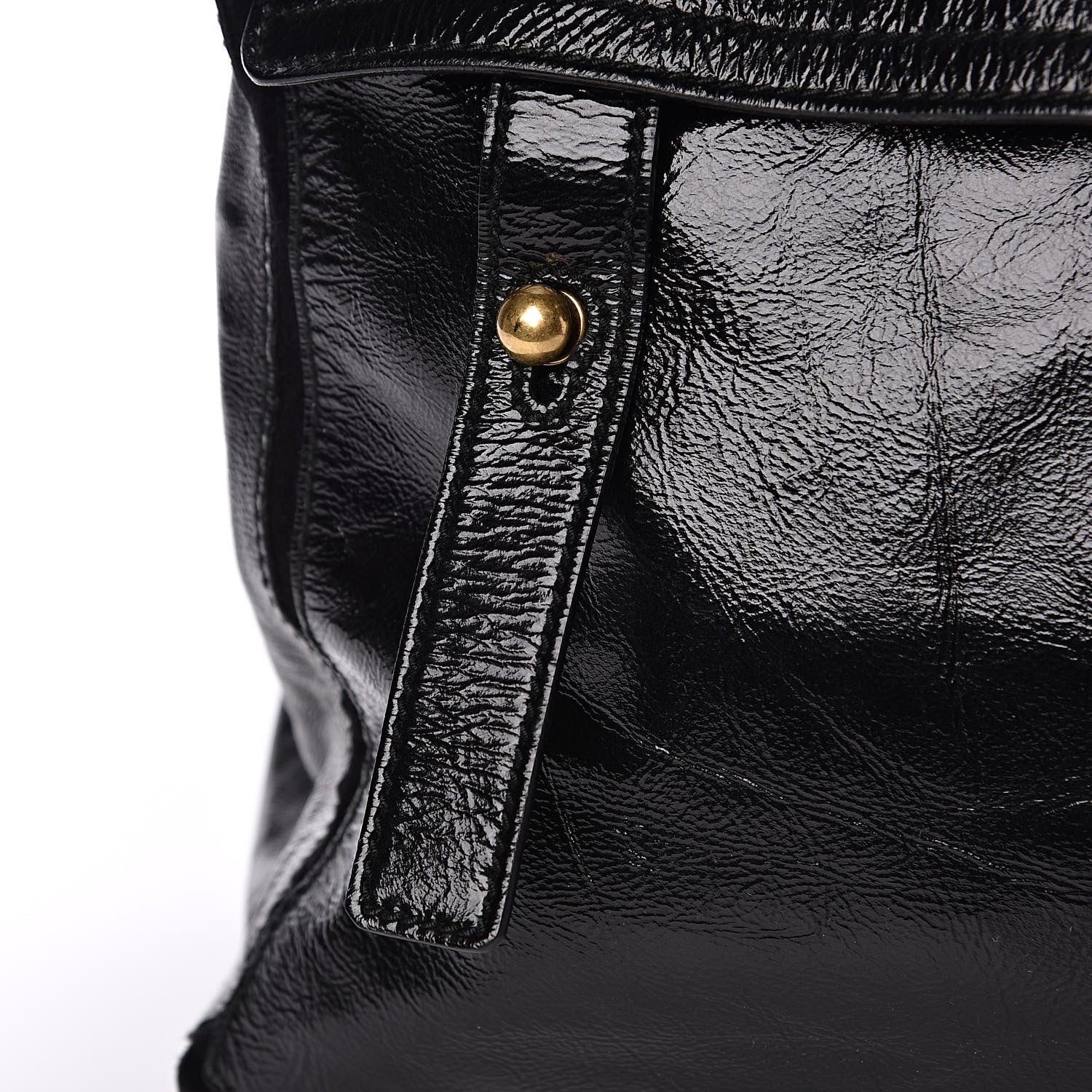 Saint Laurent Patent Large Muse Two Black 11 of 12