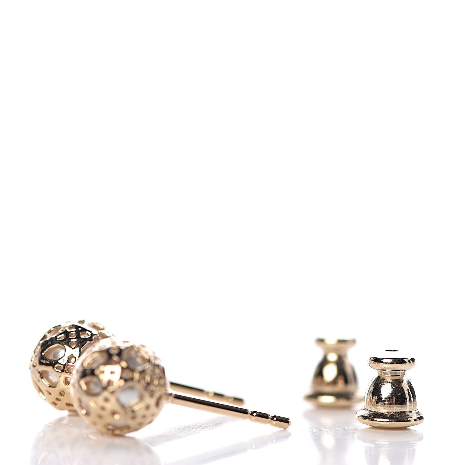 Christian Dior Pearl Secret Cannage Mise En Dior Tribales Earrings Gold 3 of 3
