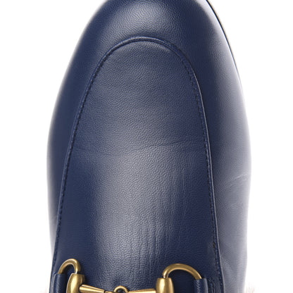 Gucci Malaga Kid Fur Womens Princetown Slippers 37 Blue Agata 8 of 9