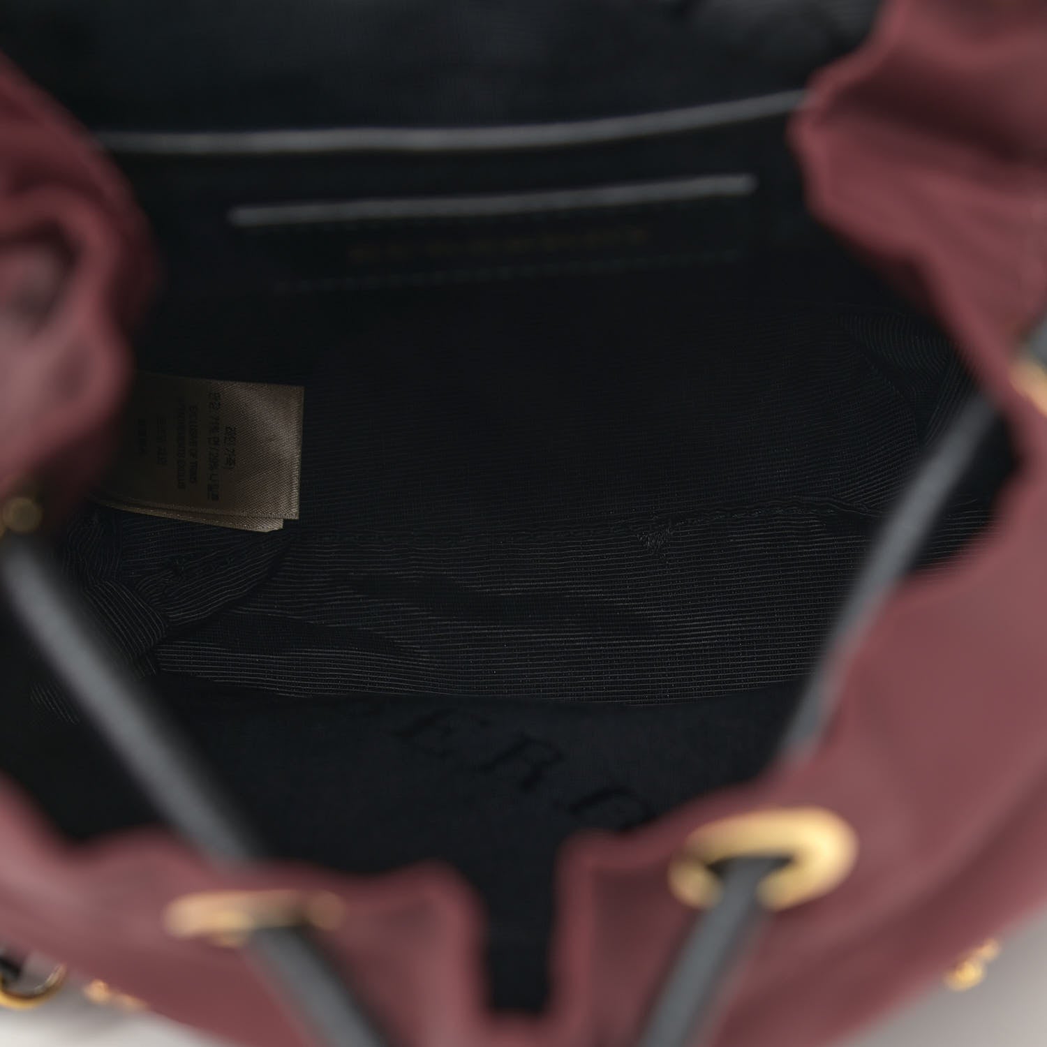 Burberry Nylon Small Crossbody Rucksack Backpack Canvas Burgundy Red 4 of 10