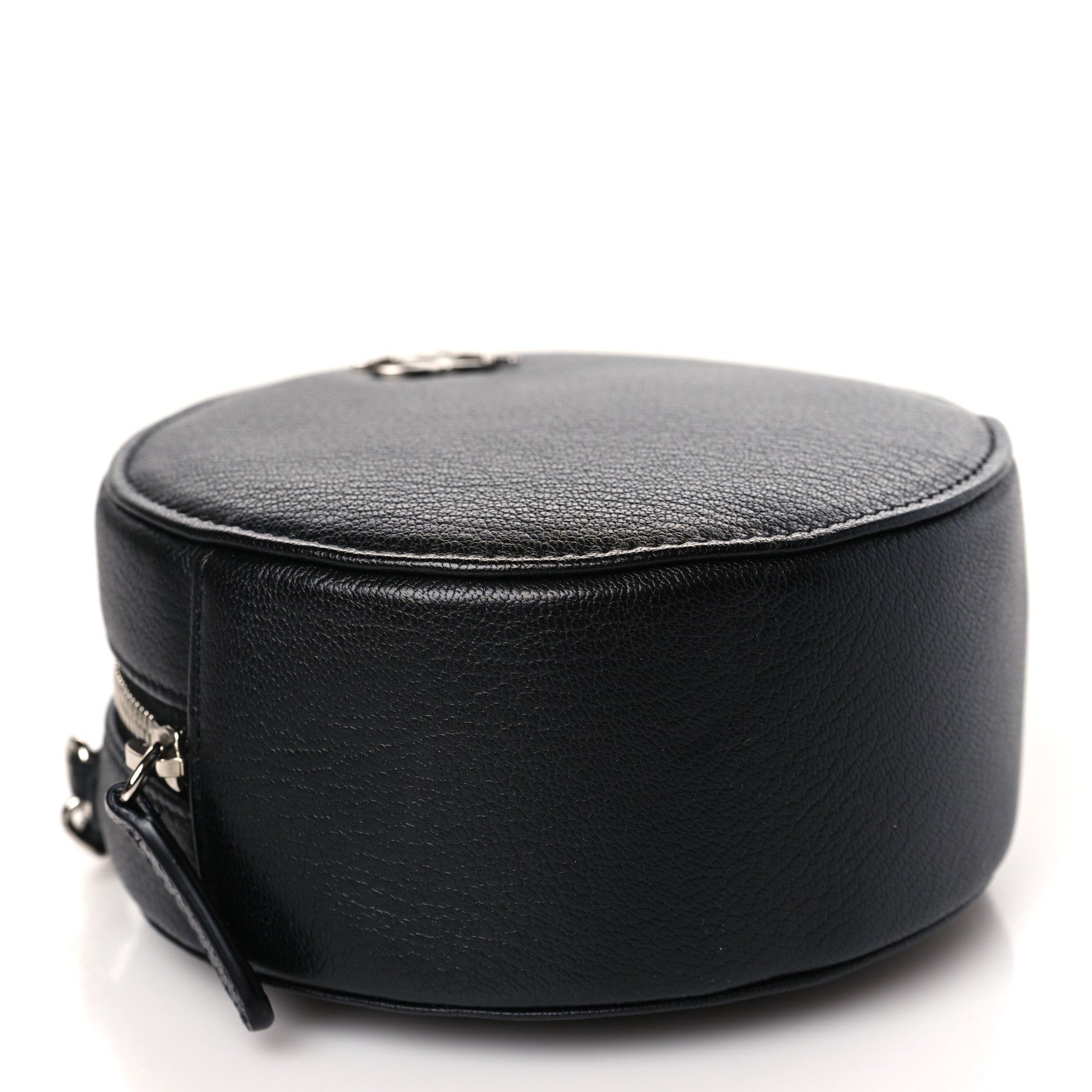 Chanel Goatskin Round Clutch With Chain Black 4 of 9