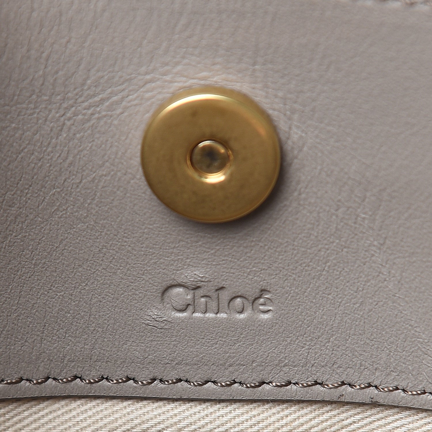 Chloe Calfskin Suede Mini Roy Bag Motty Grey 8 of 12