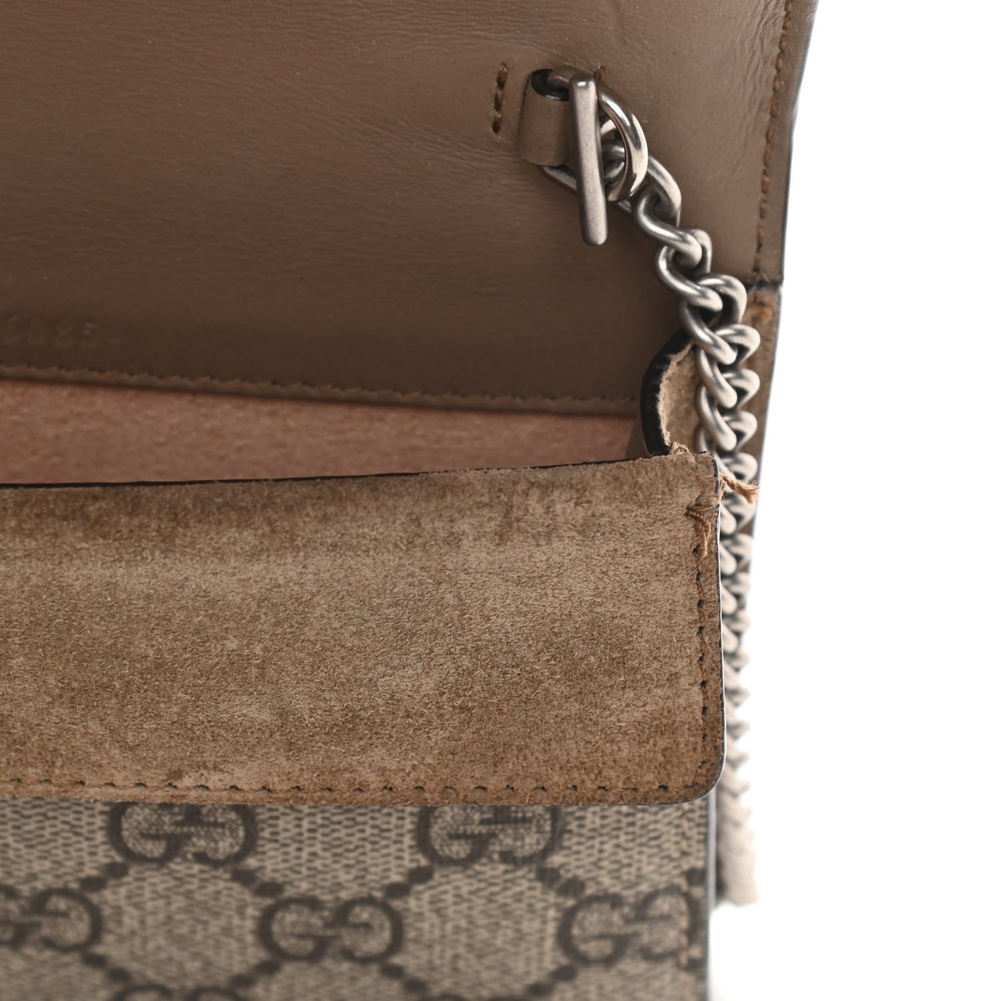 GG Supreme Monogram Super Mini Dionysus Shoulder Bag Taupe