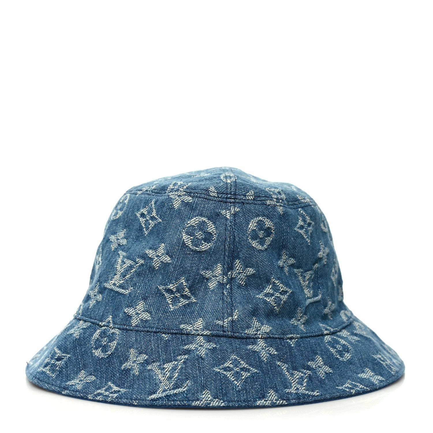 Louis Vuitton Monogram Denim Transformable Bob Bucket Hat 58 Blue 5 of 8