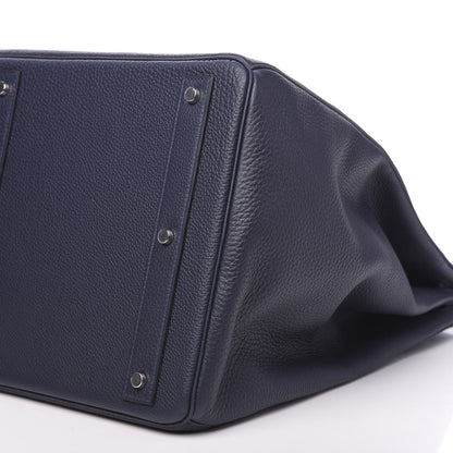 Hermes Togo HAC Travel Birkin 50 Bleu Nuit 8 of 11