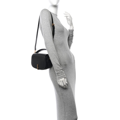 Saint Laurent Box Calfskin Voltaire Top Handle Crossbody Bag Black 2 of 9