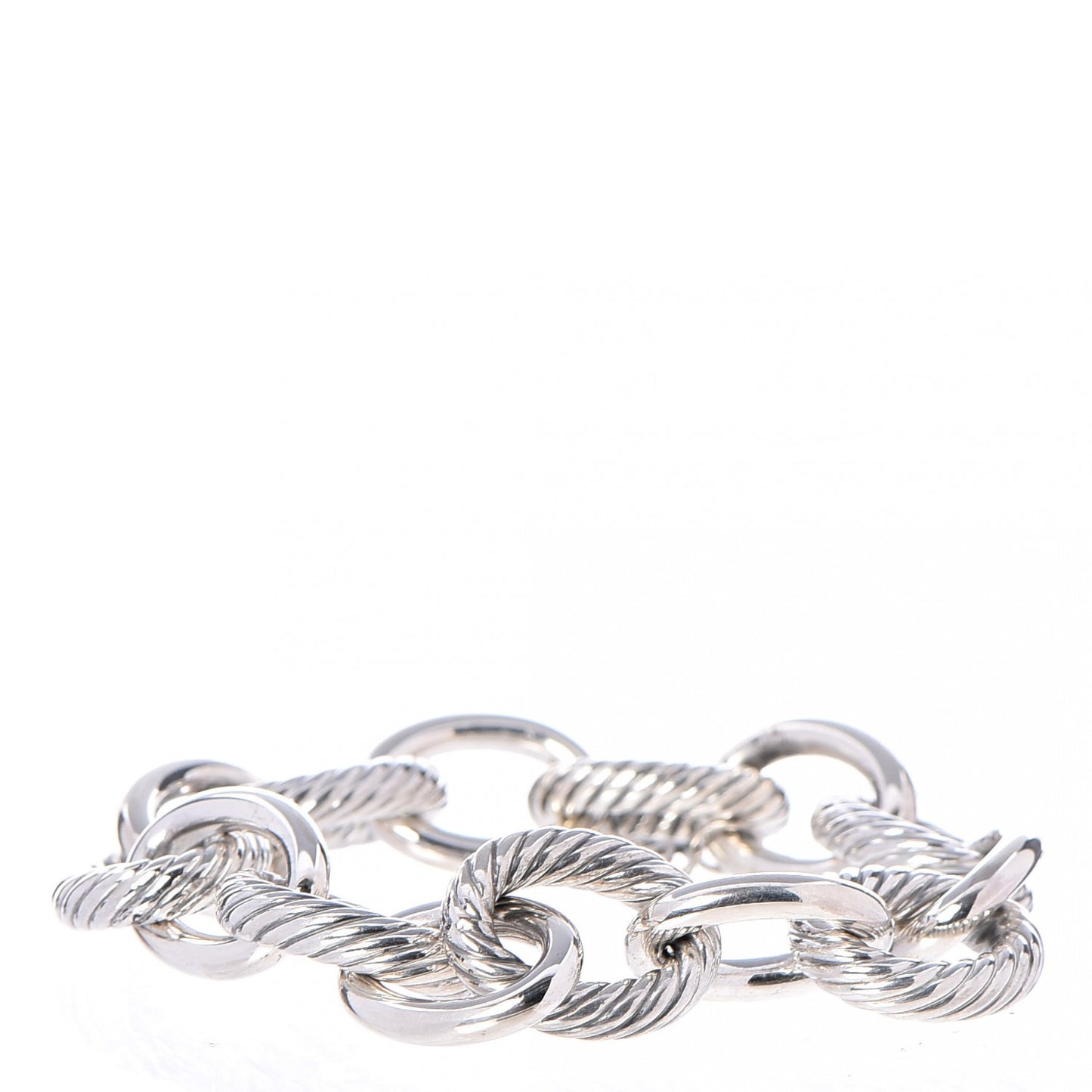 Sterling Silver 17mm Extra Large Oval Link Bracelet