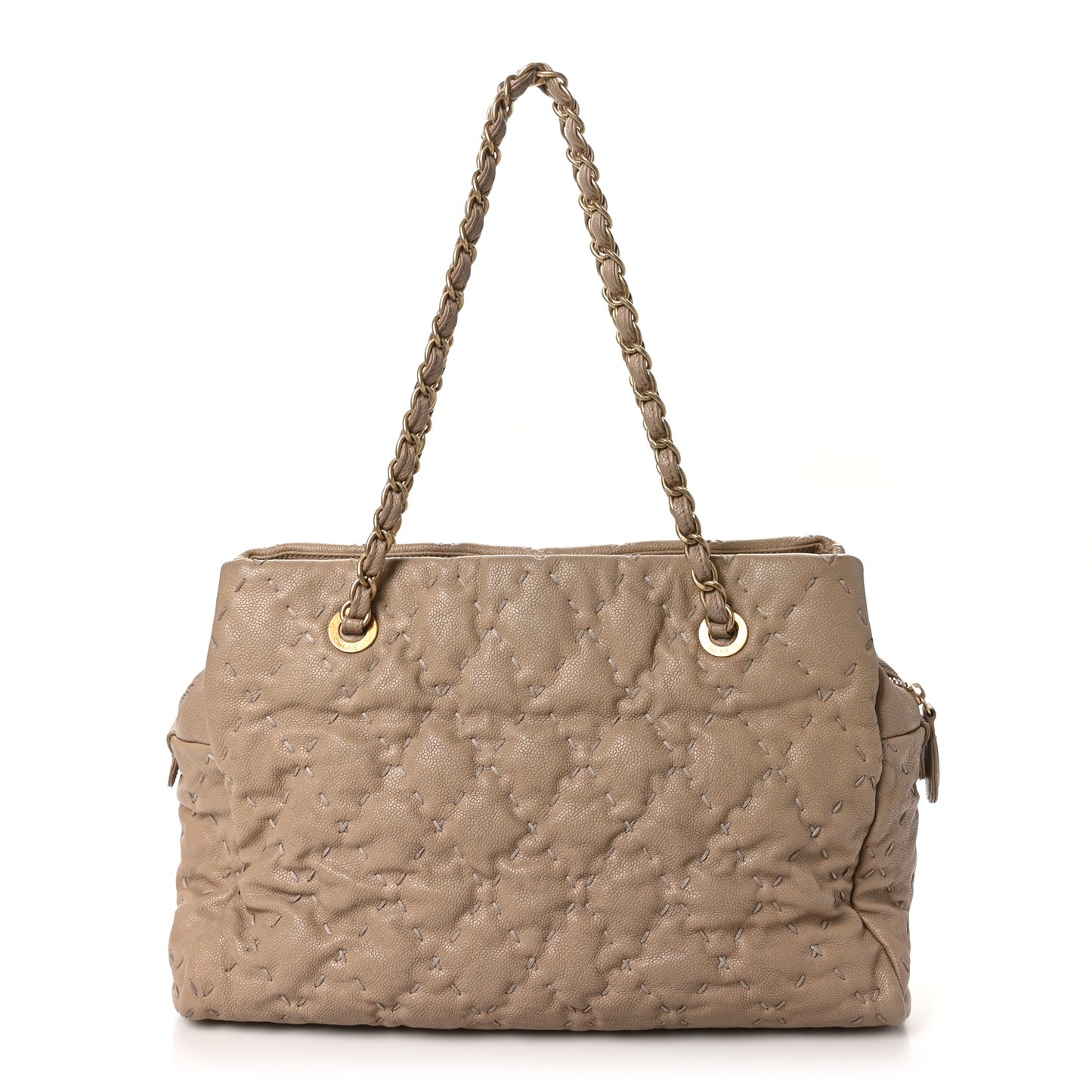 Caviar Wild Stitch Tote Beige