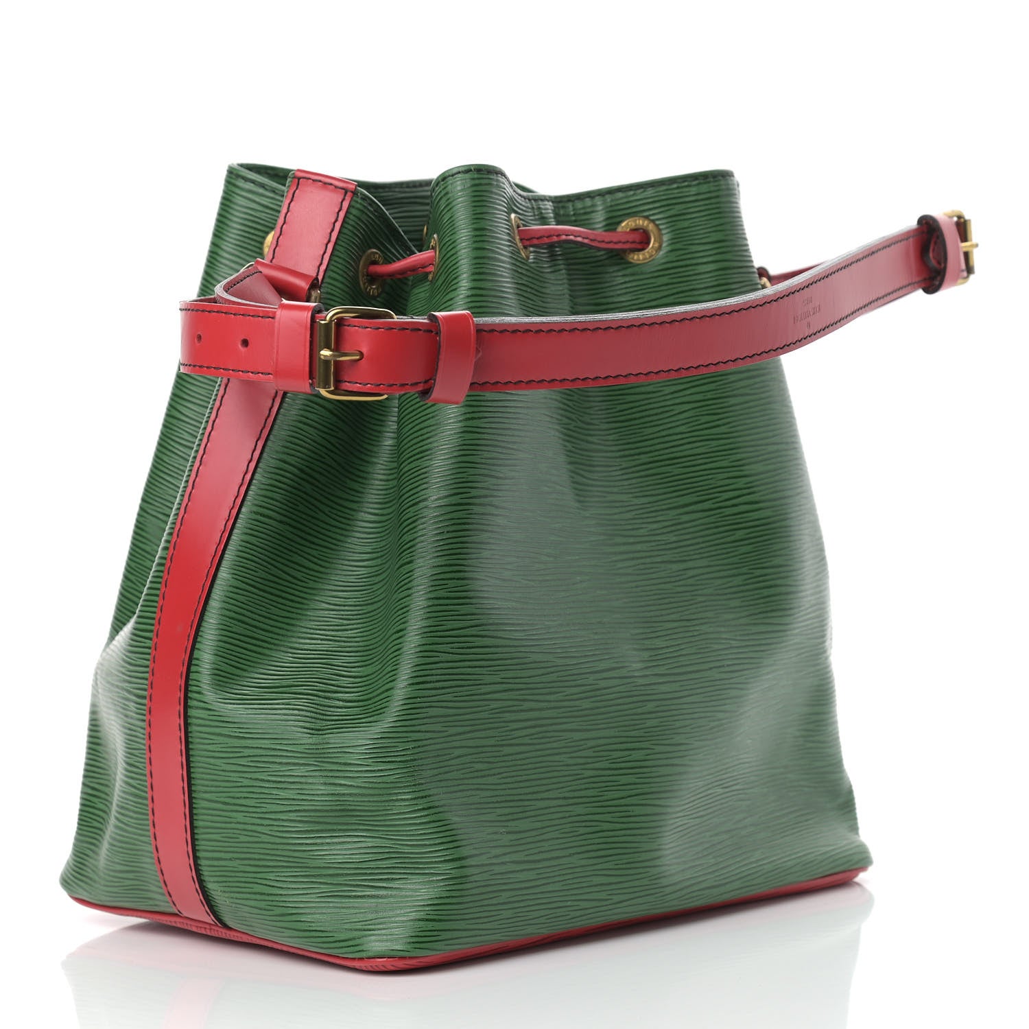 Louis Vuitton Epi Petit Bi-Color Noe Borneo Castillan Red 3 of 12