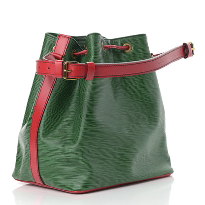Louis Vuitton Epi Petit Bi-Color Noe Borneo Castillan Red 3 of 12