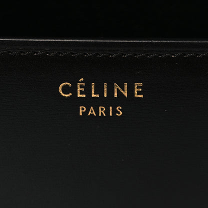 Celine Box Calfskin Medium Classic Box Flap Bag Black 7 of 10