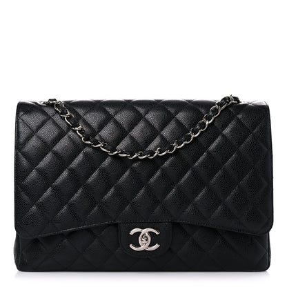 Chanel Caviar Quilted Maxi Double Flap Black 1 of 18