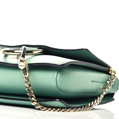 Chloe Suede Calfskin Small Faye Shoulder Bag Happy Green 9 of 9