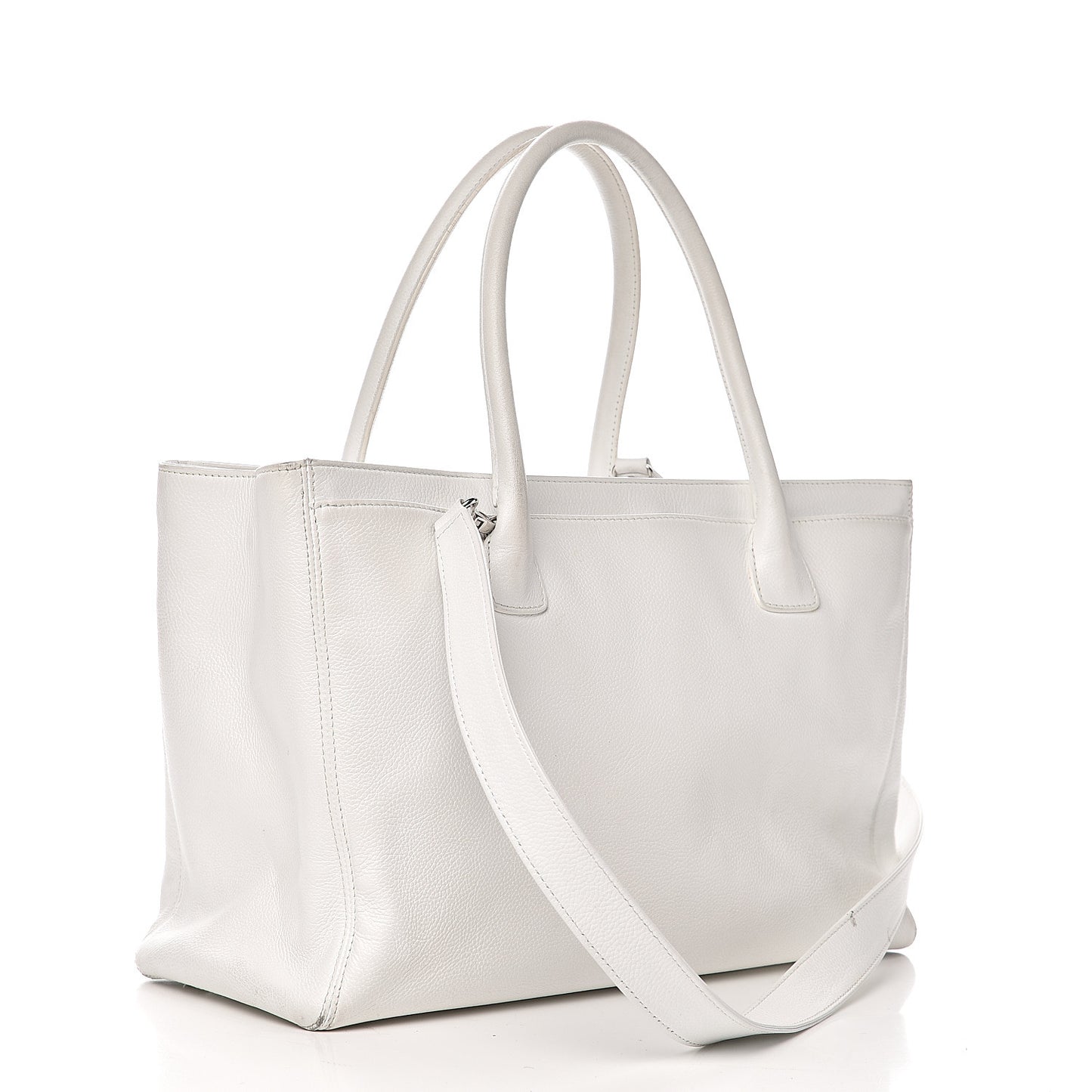 Caviar Cerf Executive Shopper Tote White
