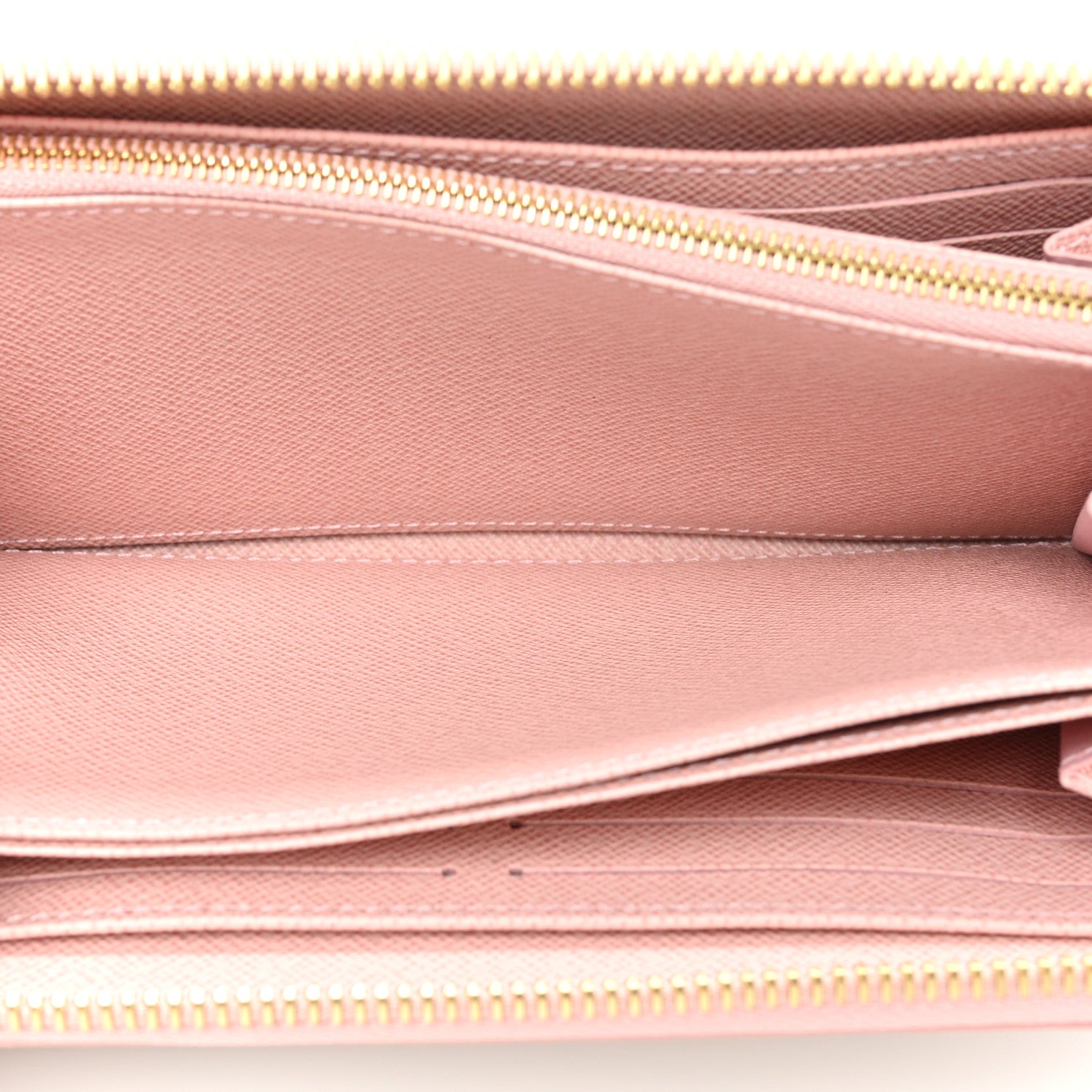 Louis Vuitton Damier Azur Clemence Wallet Rose Ballerine 7 of 13