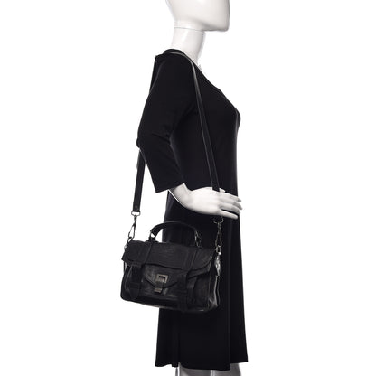 Proenza Schouler Lambskin Medium PS1 Satchel Black 2 of 17