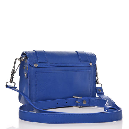 Proenza Schouler Lambskin PS1 Mini Pouch Messenger Memphis Blue 3 of 8