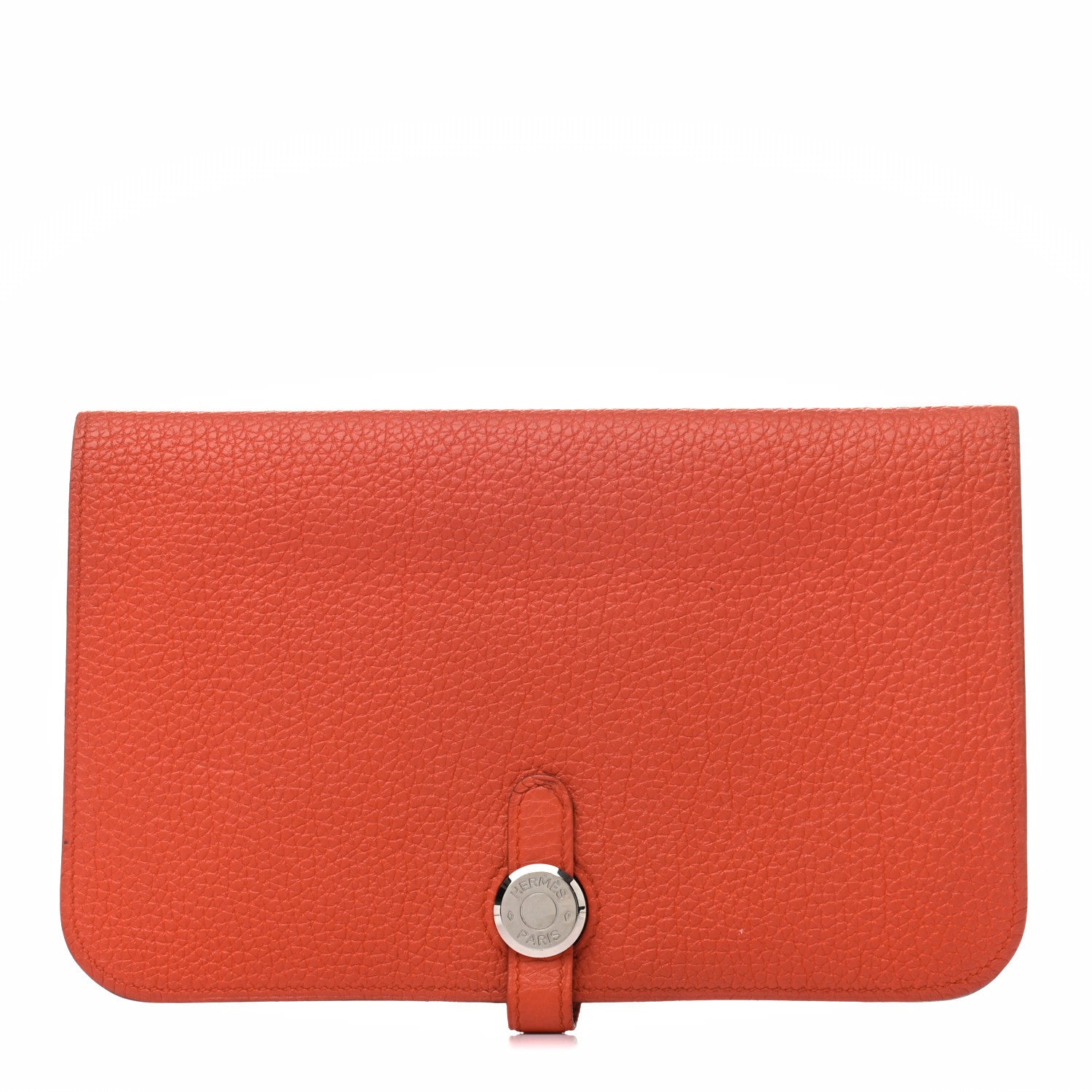 Hermes Togo Dogon Duo Wallet Capucine 1 of 13