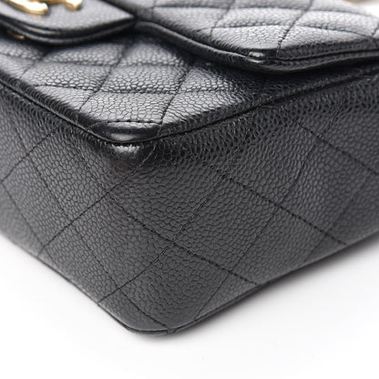 Chanel Caviar Quilted Mini Rectangular Flap Black 9 of 10