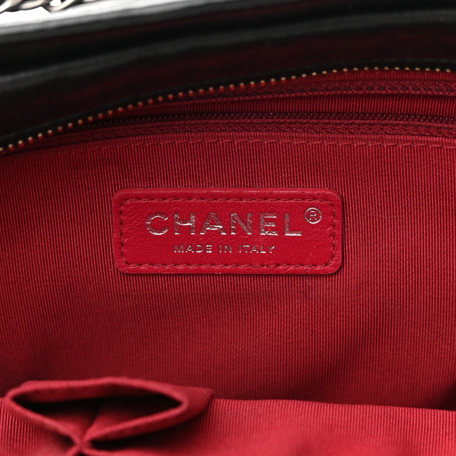 Chanel Aged Smooth Calfskin Quilted Medium Gabrielle Logo Hobo Black 6 of 15
