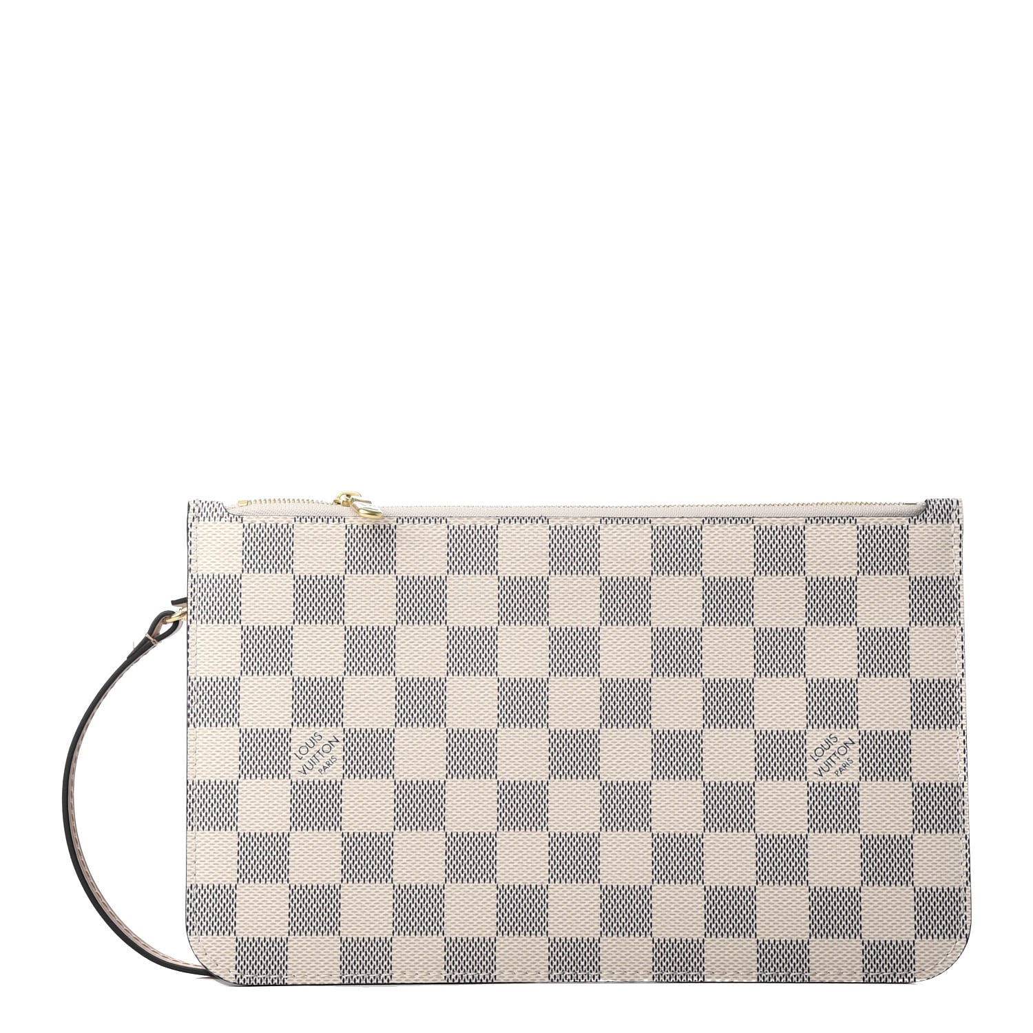 Louis Vuitton Damier Azur Braided Neverfull MM GM Pochette Pink 1 of 7