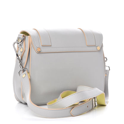 Proenza Schouler Lambskin PS1 Mini Pouch Messenger Gray Banana 3 of 8