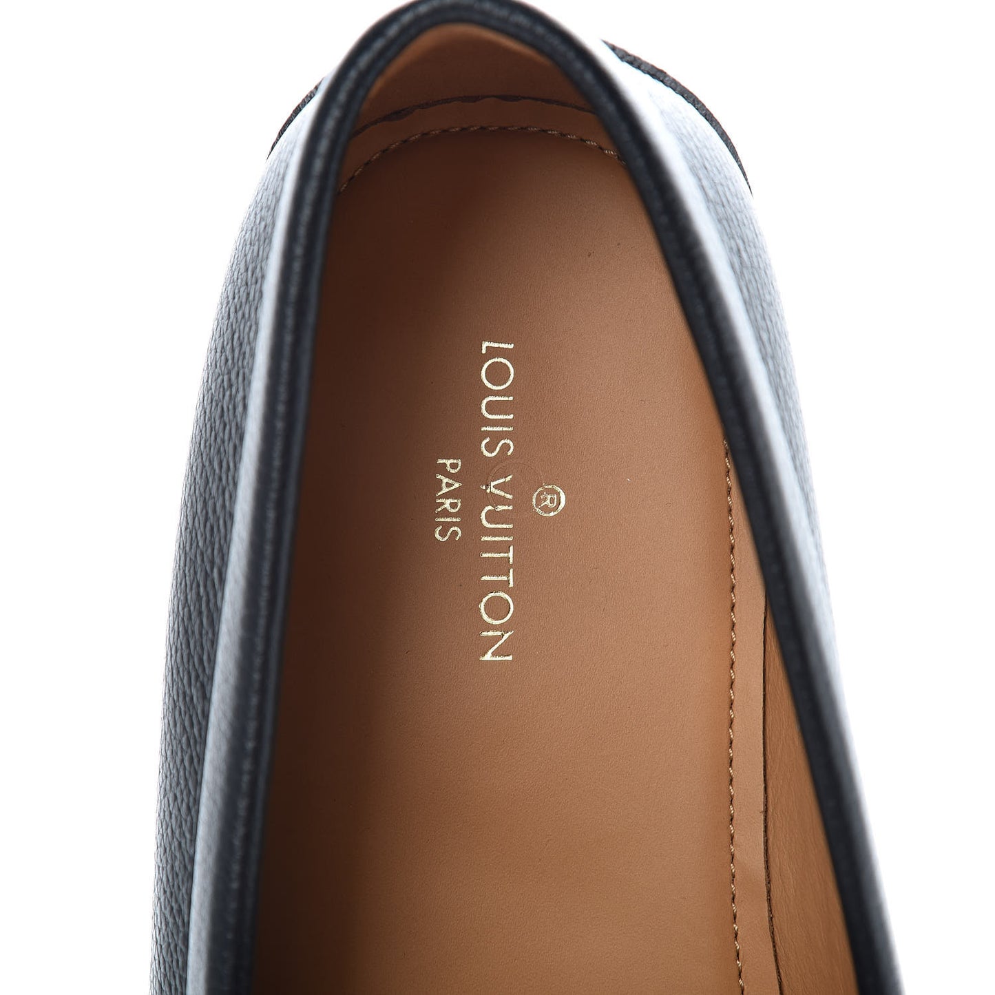 Calfskin Mens Montaigne Loafers 9.5 Black