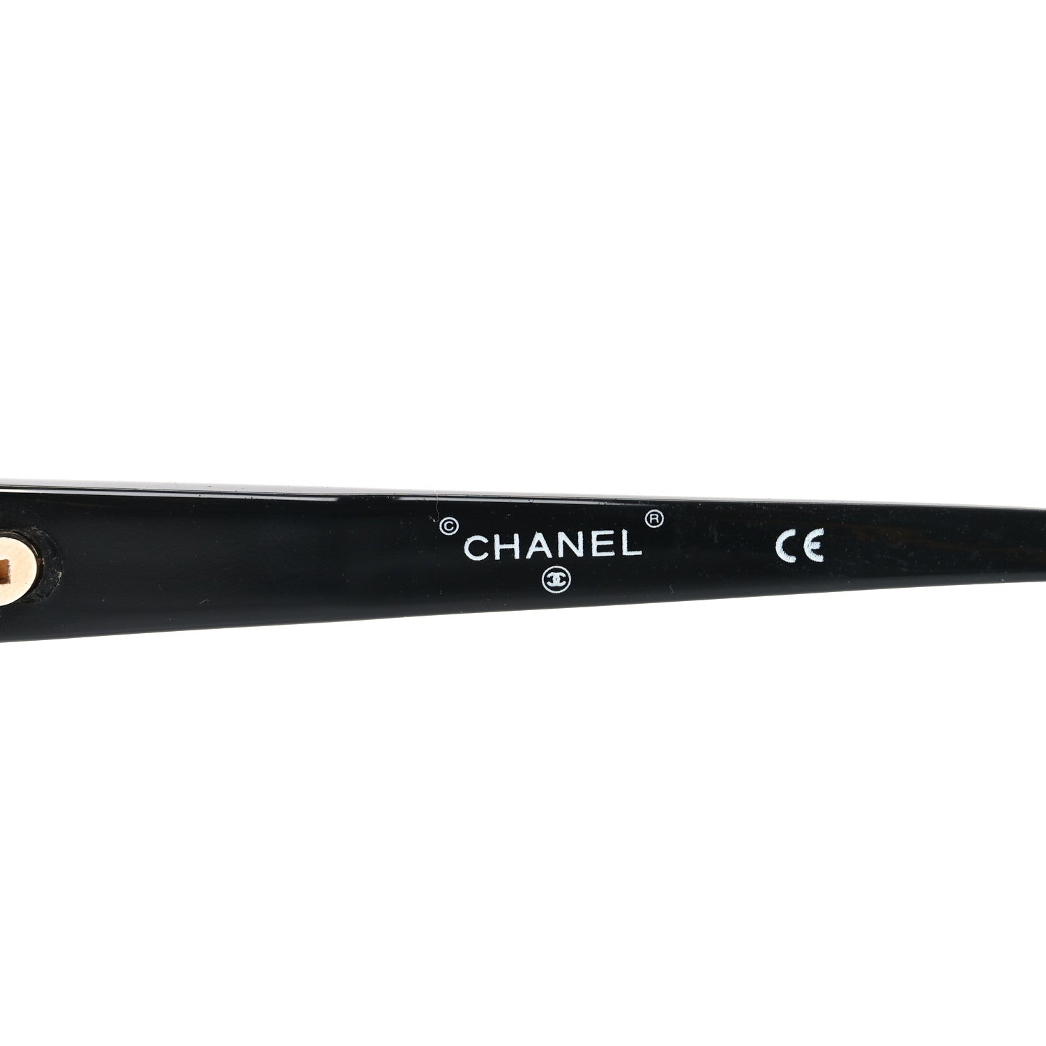 Chanel Acetate CC Logo Round Sunglasses 05976 Black 5 of 7