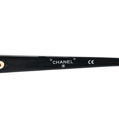 Chanel Acetate CC Logo Round Sunglasses 05976 Black 5 of 7