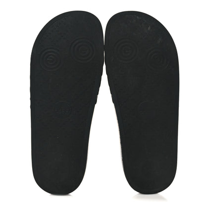 Gucci Rubber Matelasse Womens Slide Sandals 41 Black 5 of 9