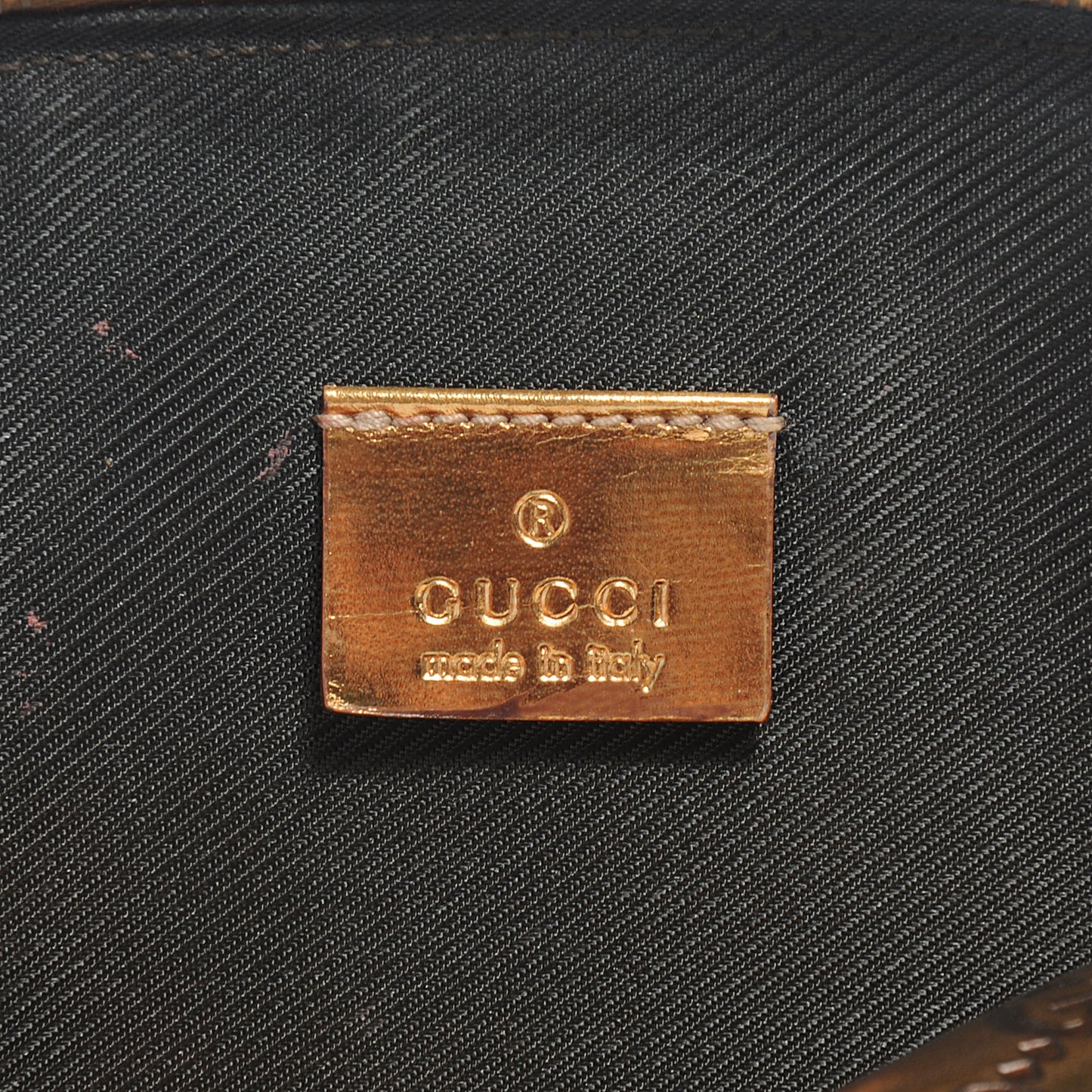 Guccissima GG Cosmetic Case Metallic Bronze