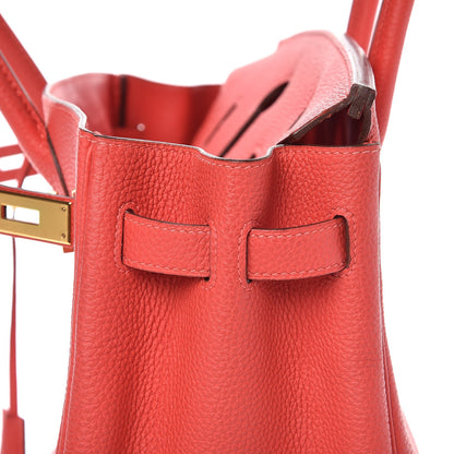 Hermes Togo Birkin 30 Rouge Pivoine 16 of 37