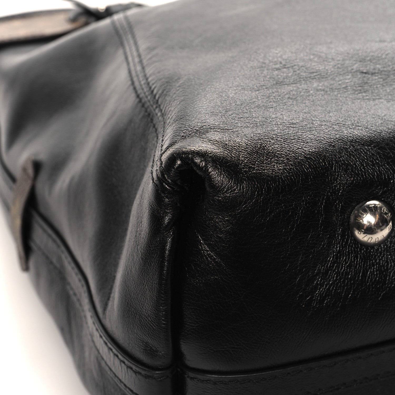 Louis Vuitton Lambskin CarryAll Vibe MM Black 9 of 15