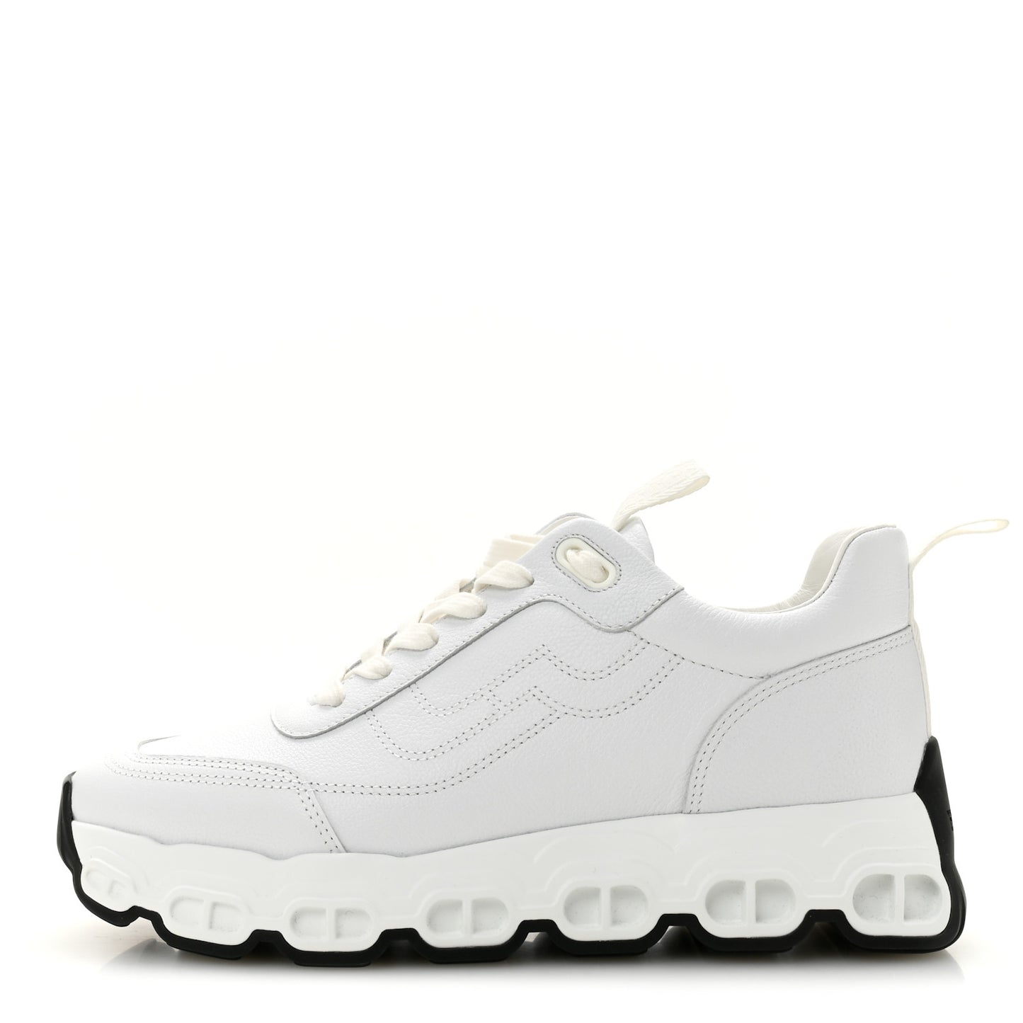 Goatskin Impulse Sneakers 37 White