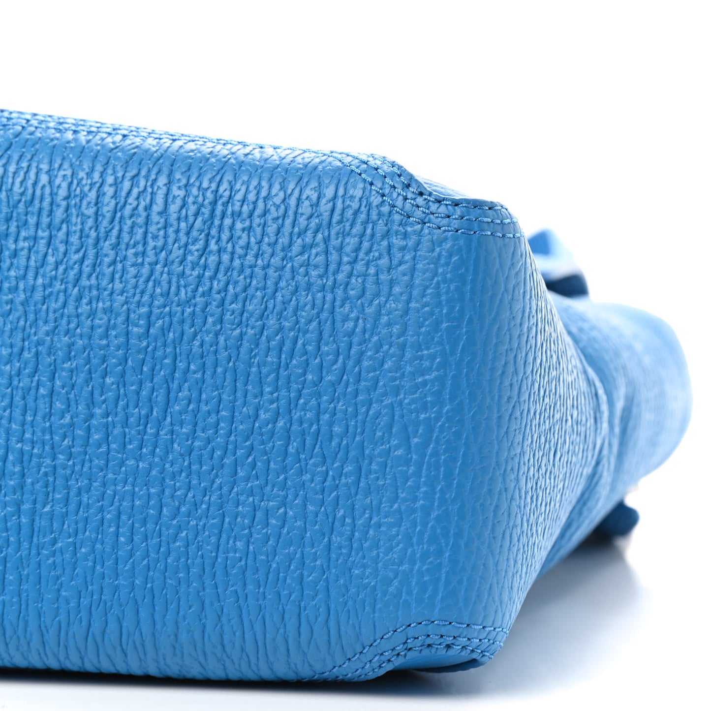 Textured Calfskin Medium Pashli Satchel Memphis Blue