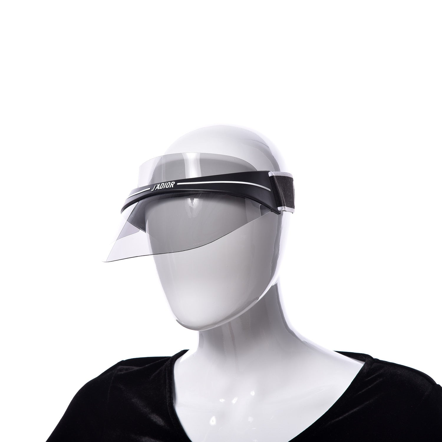 Christian Dior Mirrored DiorClub1 Sun Visor Black 3 of 10