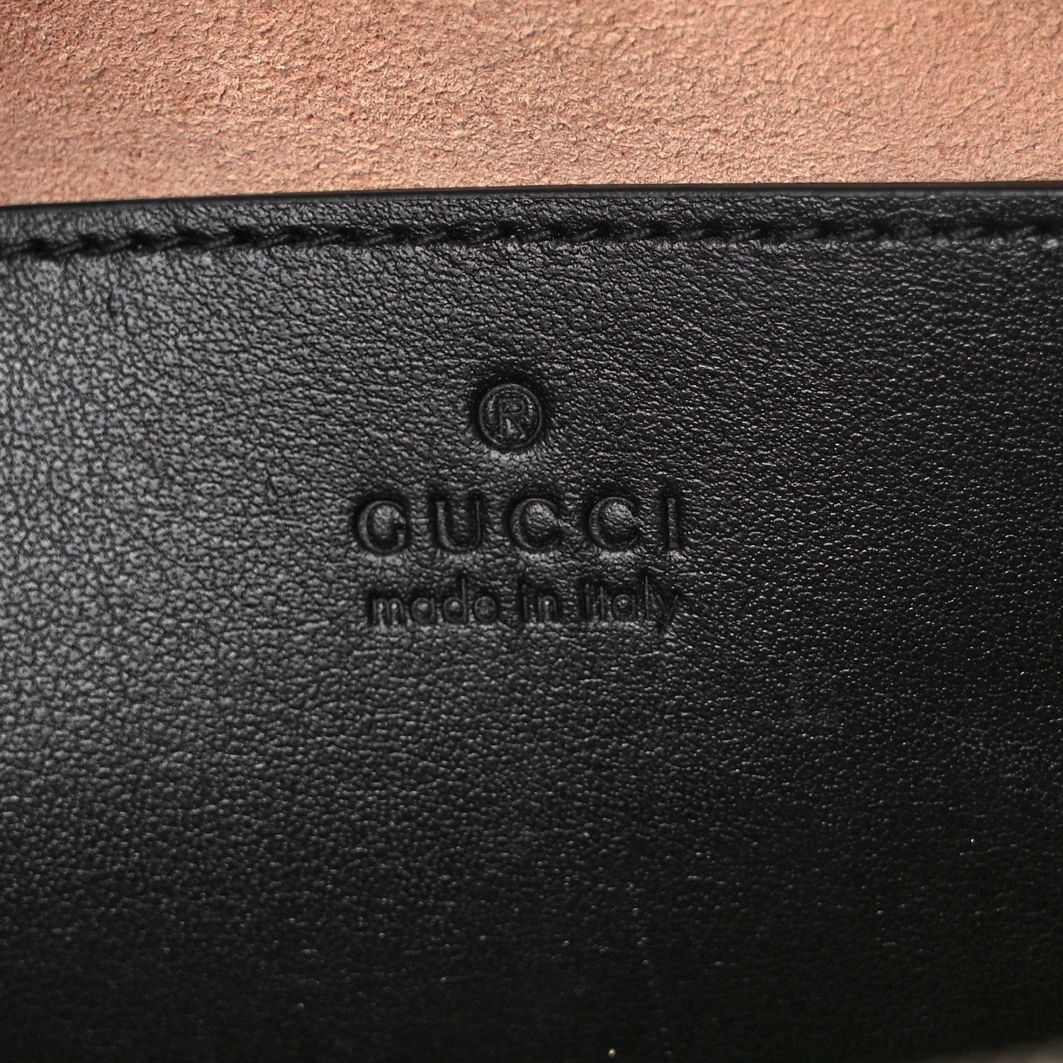 Gucci Calfskin Matelasse Aria Small GG Marmont Chain Shoulder Bag Black 7 of 12