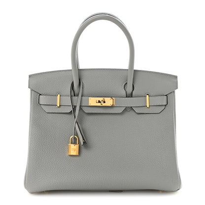 Hermes Togo Birkin 30 Gris Mouette 1 of 11