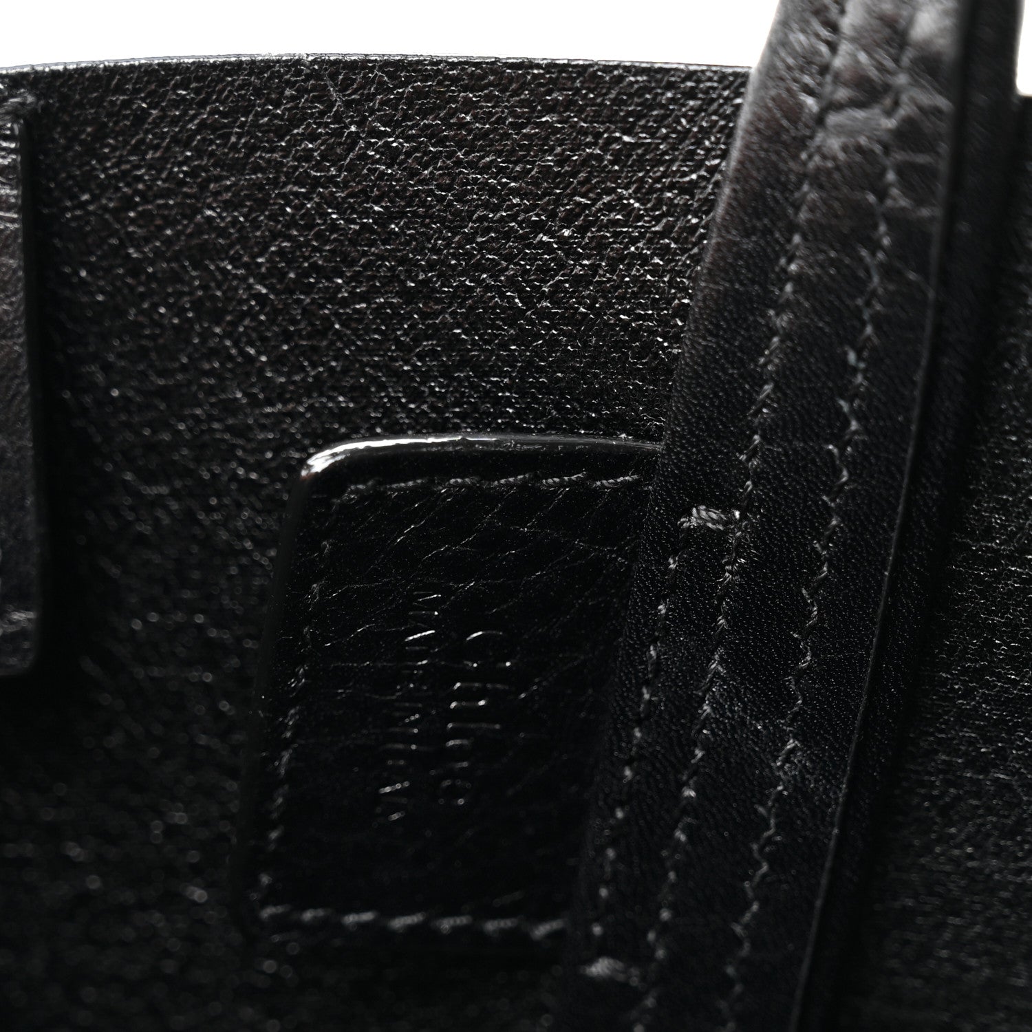 Chloe Grained Calfskin Small Spin Tote Black 6 of 10