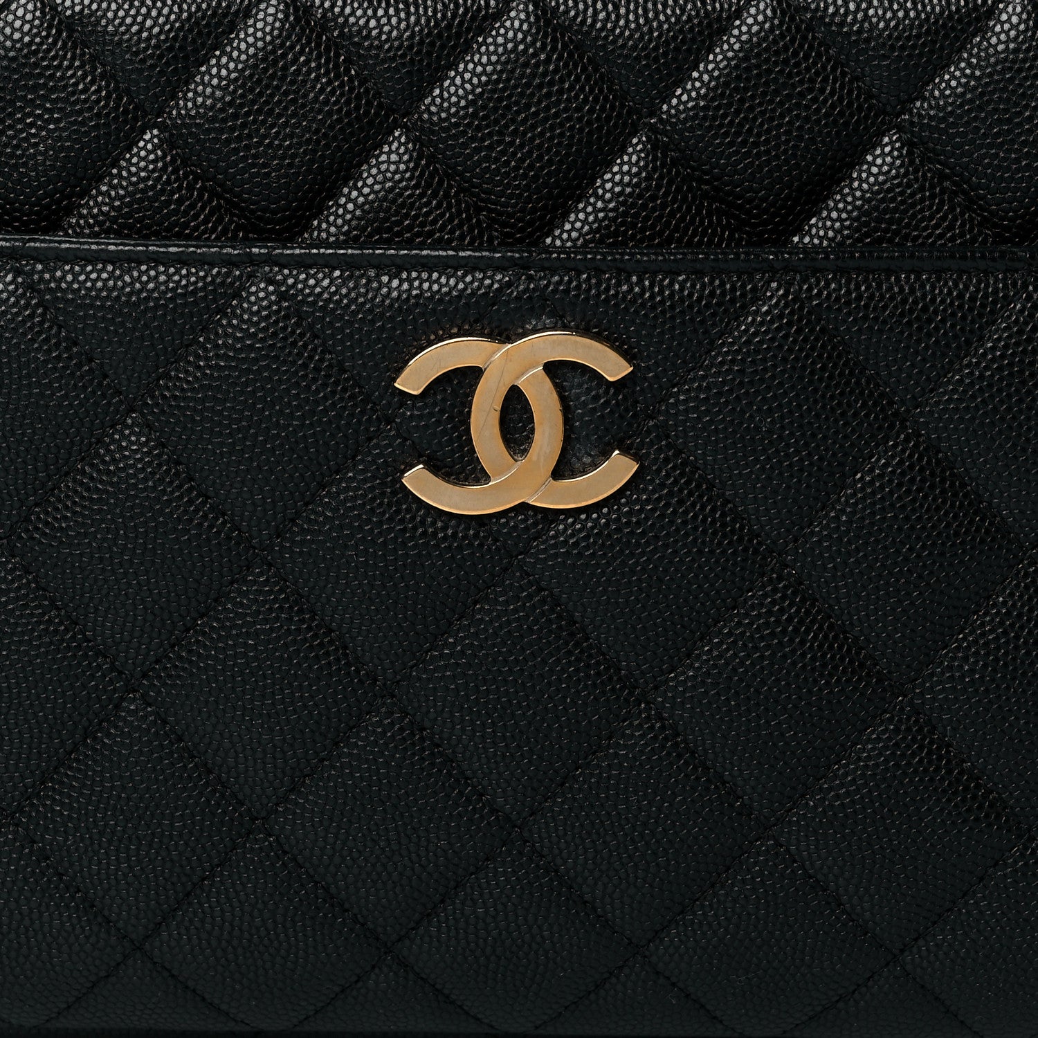 Chanel Caviar Quilted Camera Case Black 8 of 10