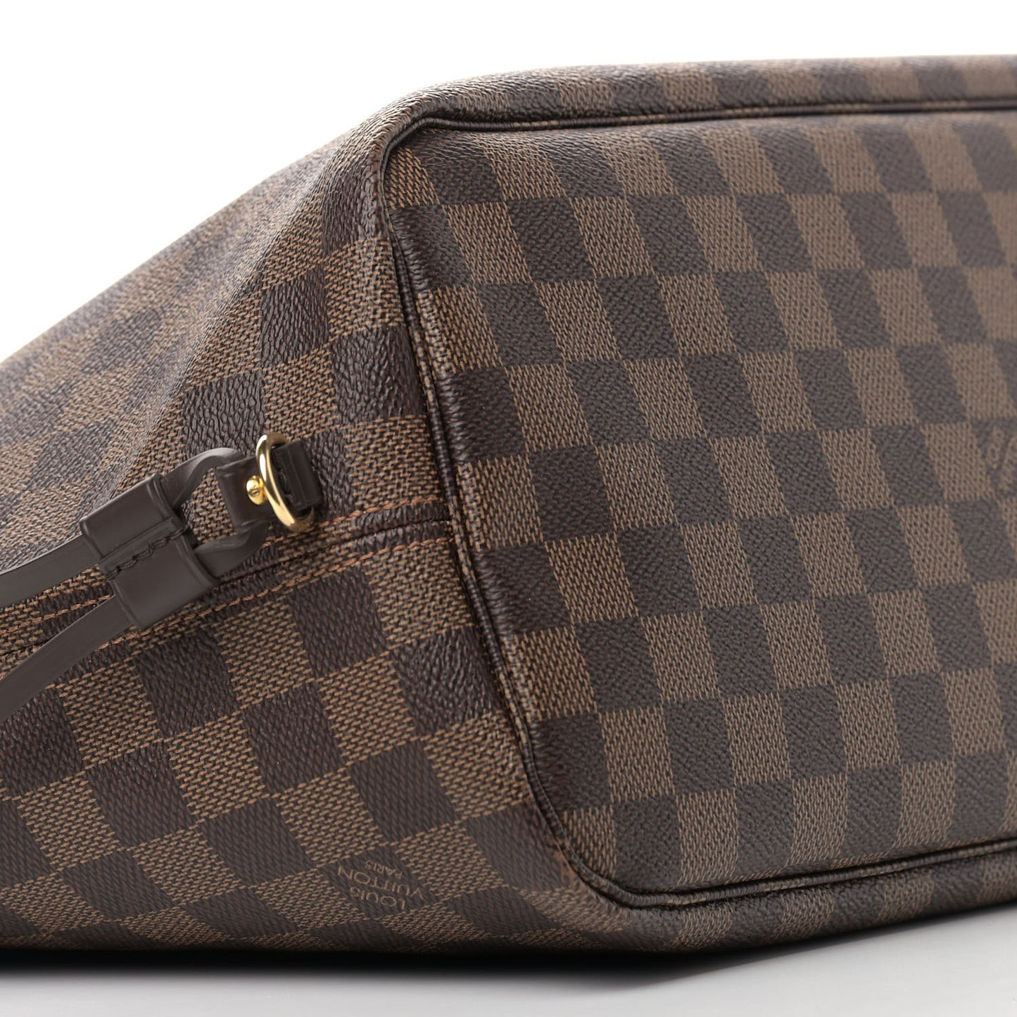 Damier Ebene Neo Neverfull MM Rose Ballerine