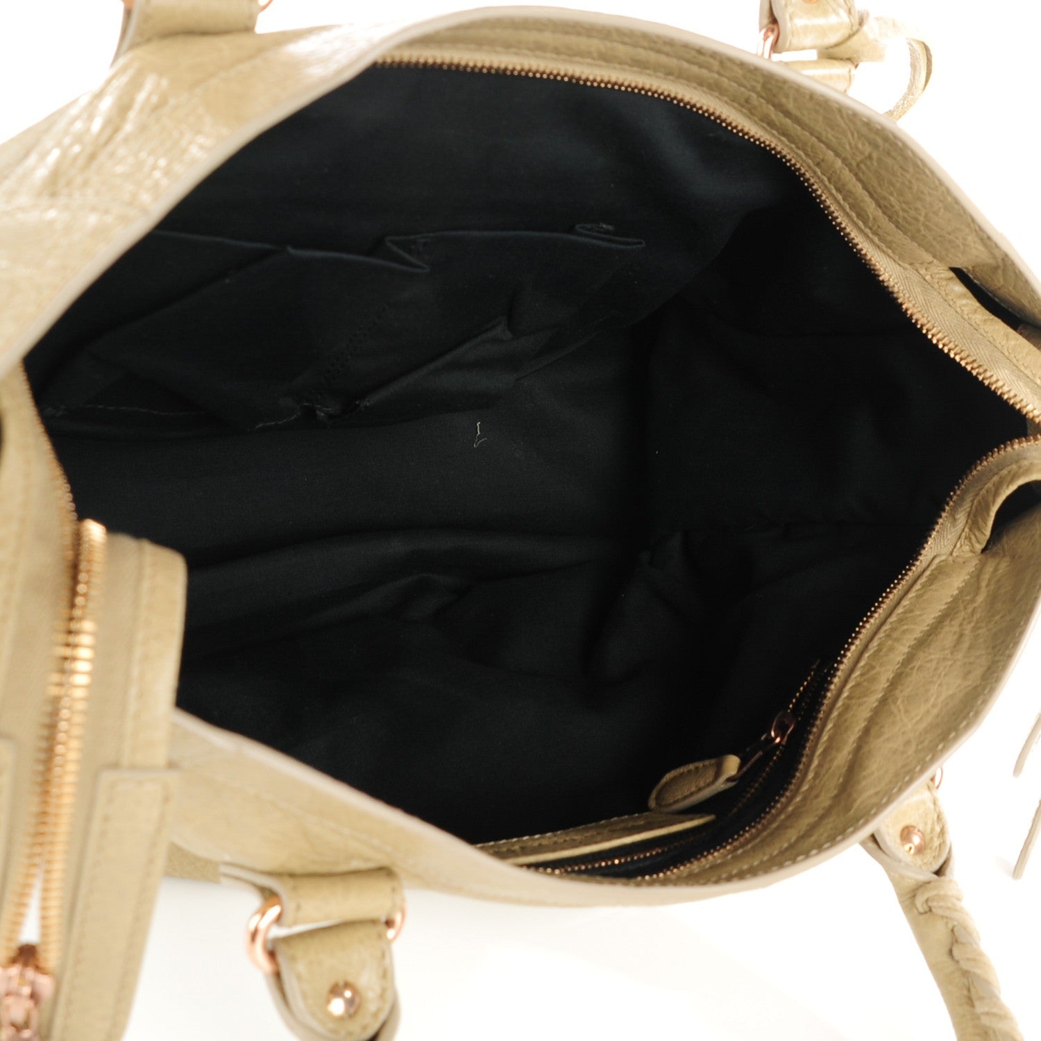 Balenciaga Agneau Giant 12 Rose Gold Hardware City Latte Beige 5 of 7
