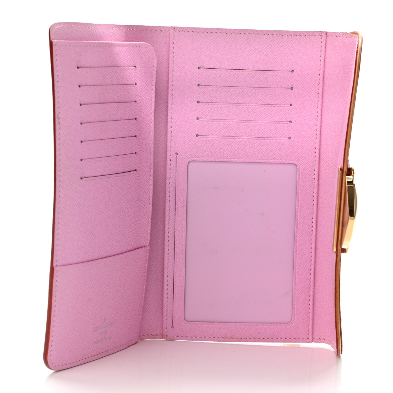 Louis Vuitton Monogram Multicolor Eugenie Wallet White Litchi 5 of 13