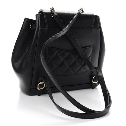 Chanel Caviar Quilted Business Affinity Backpack Black 3 of 9