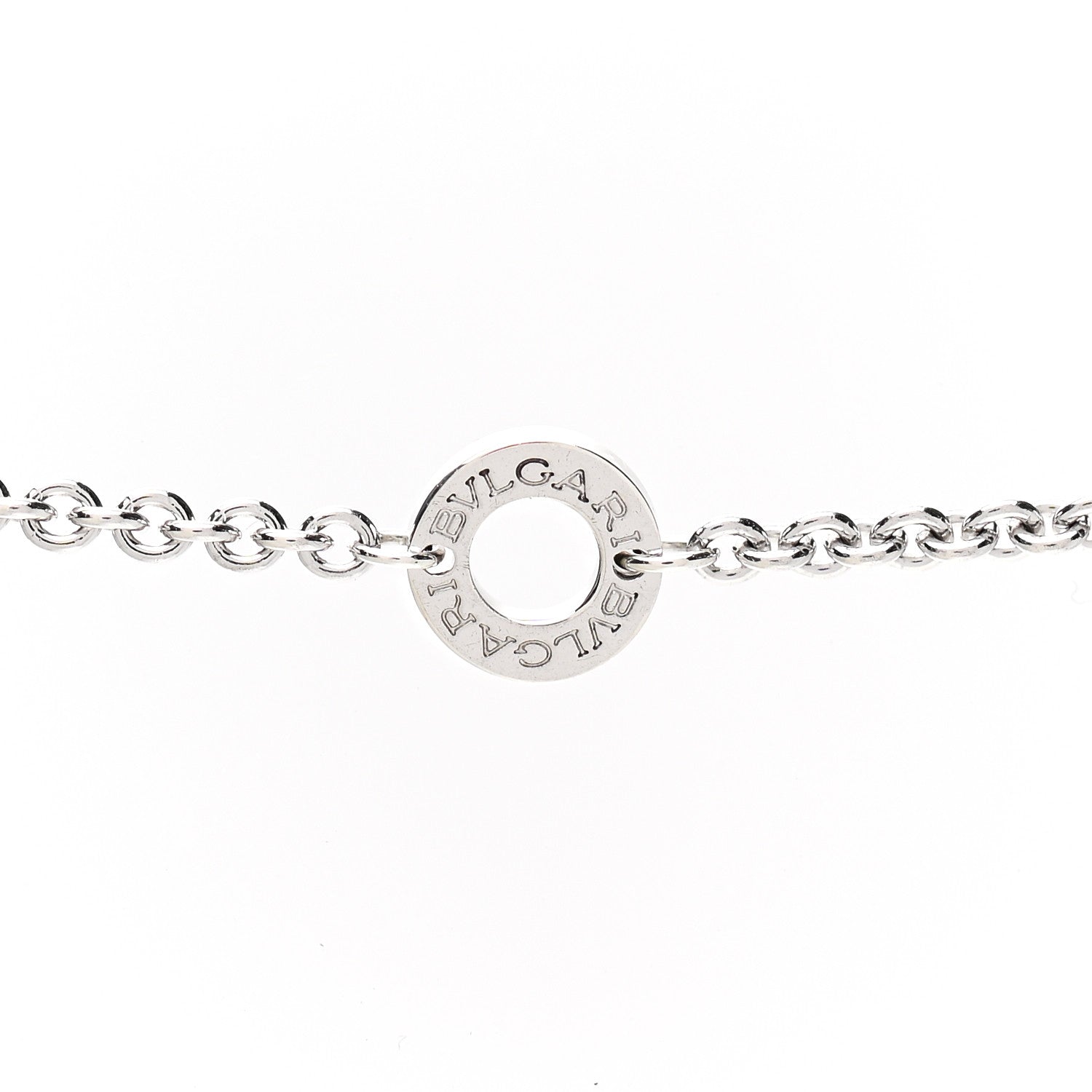 Bulgari Sterling Silver Ceramic Save The Children Pendant Necklace 5 of 7