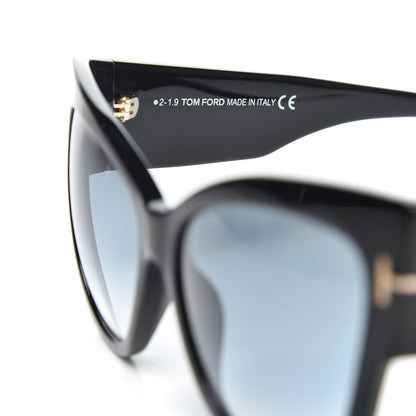 Tom Ford Acetate Anoushka Cat Eye Sunglasses TF371 Black 6 of 7