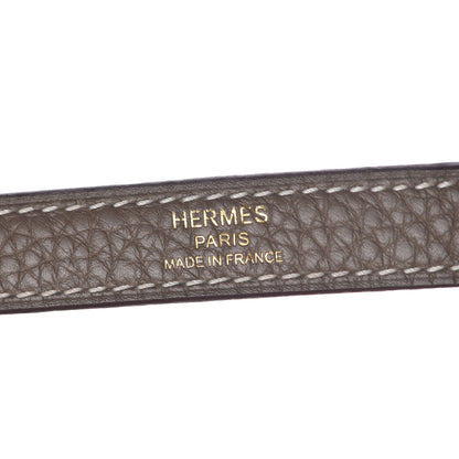 Hermes Taurillon Clemence Kelly Retourne 28 Etoupe 26 of 38