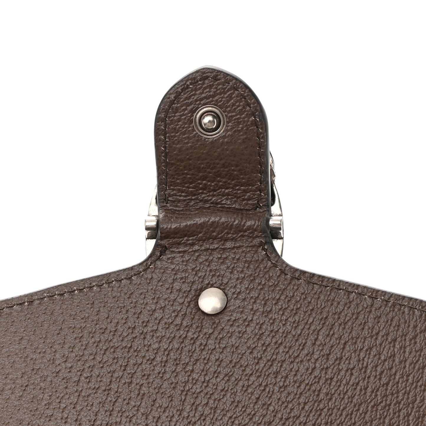 Monogram Jumbo GG Textured Dollar Calfskin Mini Dionysus Chain Wallet Camel Ebony New Acero