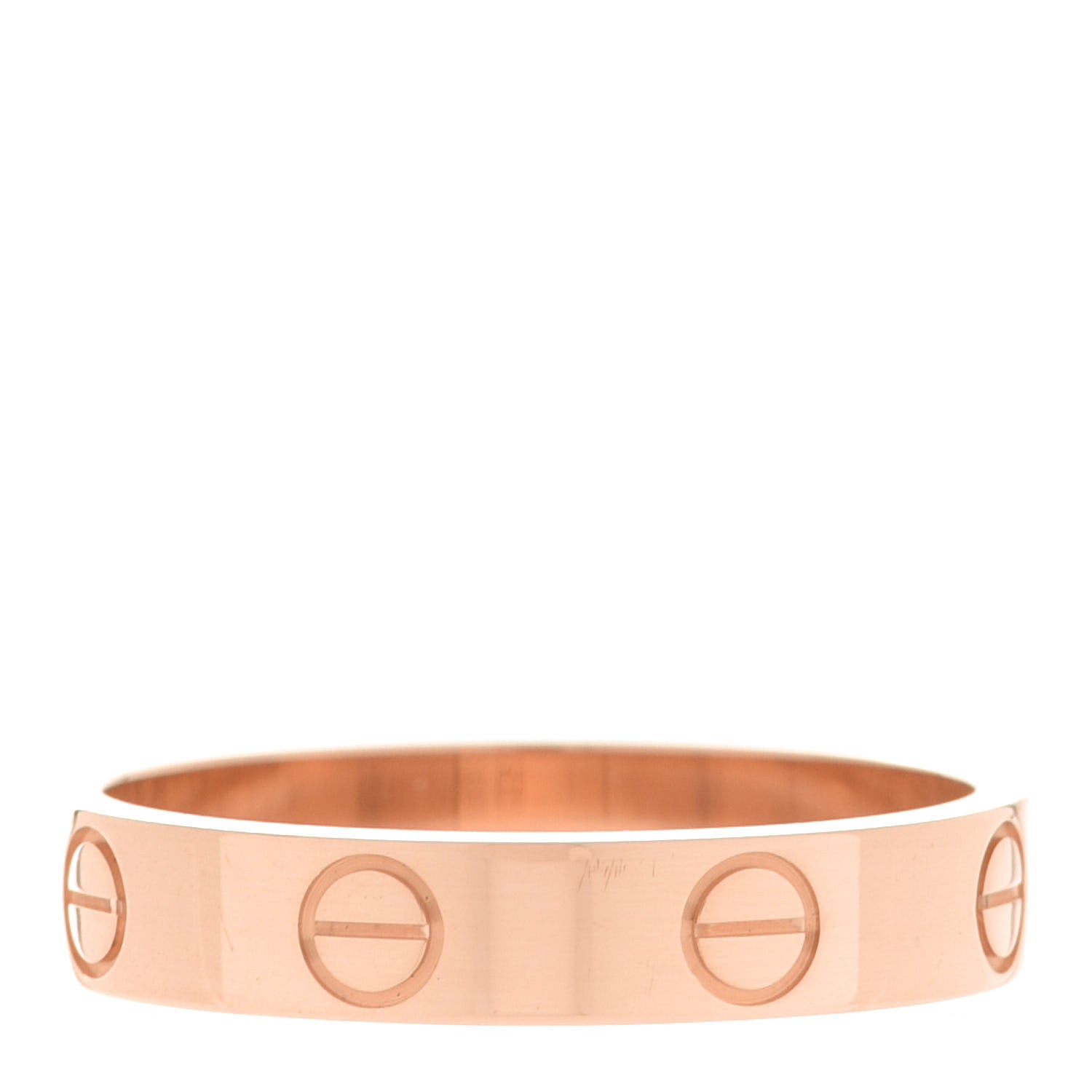 Cartier 18K Pink Gold 3.5mm LOVE Wedding Band Ring 52 6 3 of 5